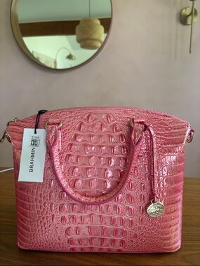 NWT BRAHMIN Duxbury Sachel, Pink Punch